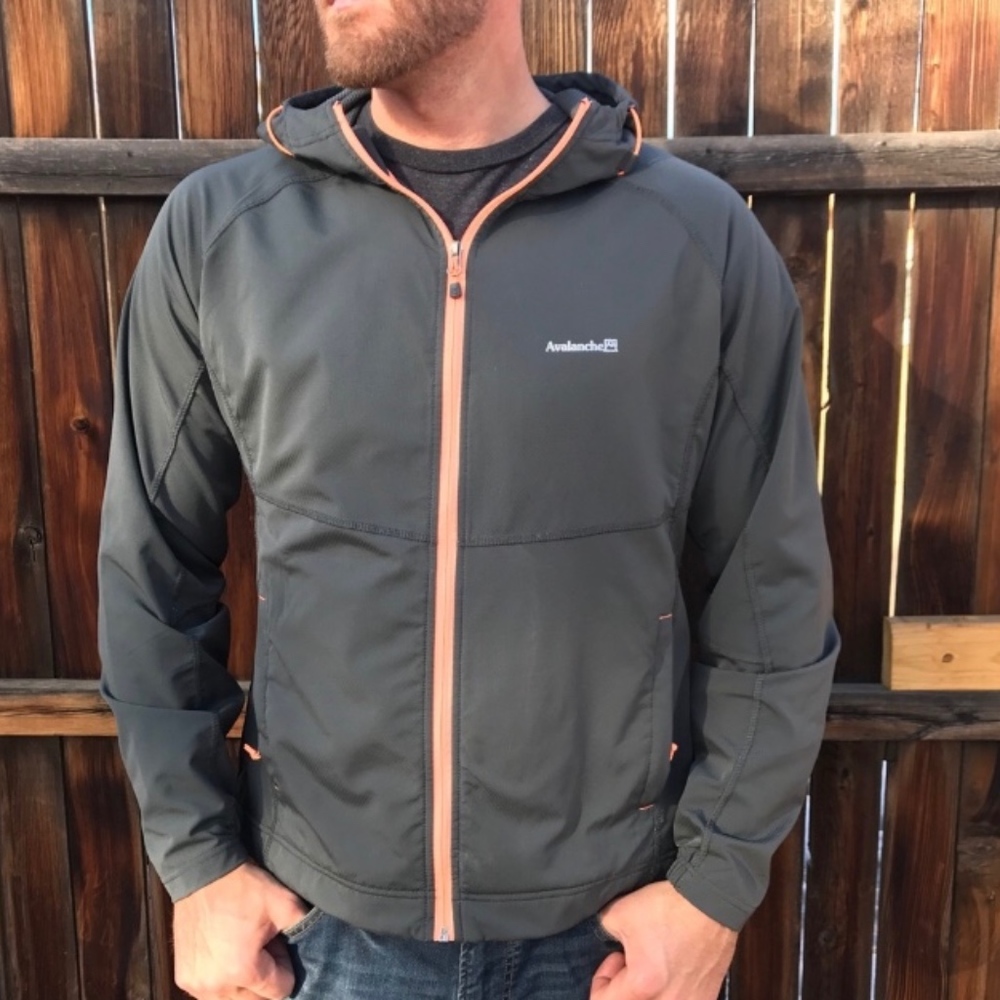 Avalance men's running shell zip up